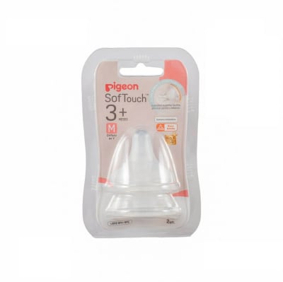 Pack Tetinas Softouch 3+ Meses M Pigeon