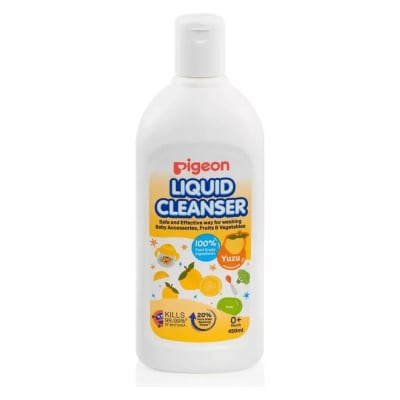 Limpiador de Biberones 450ml Limón Pigeon1