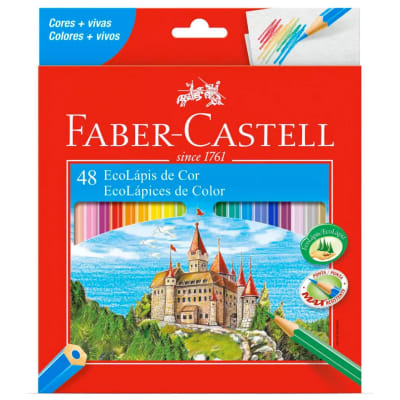 Lapices 48 Colores con Sacapunta Faber Castell1