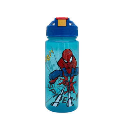 Botella Con bombilla 400 ml Spiderman