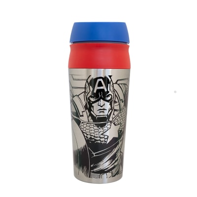 Vaso Botella Mug 450 ml Capitán America New1