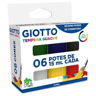 Témpera Giotto 6 Colores 15ml