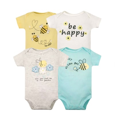 Set 4 bodys manga corta Abejita