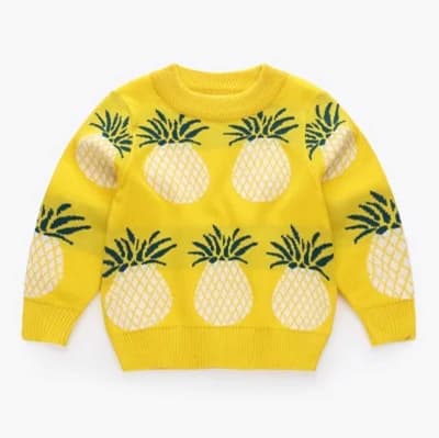 Sweaters Tejido Amarillo Piñitas1