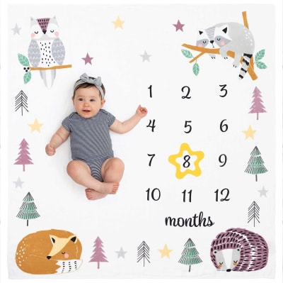 Manta para fotografías de bebe Animales1