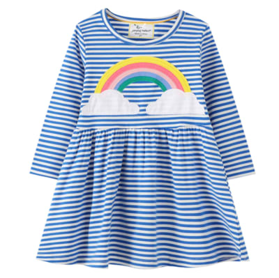 Vestido Manga Larga Arcoiris1