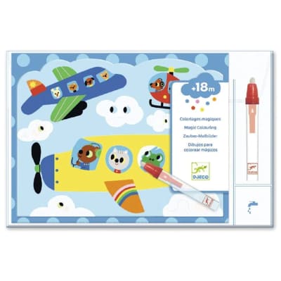 Dibujos Para Colorear Aviones Djeco1