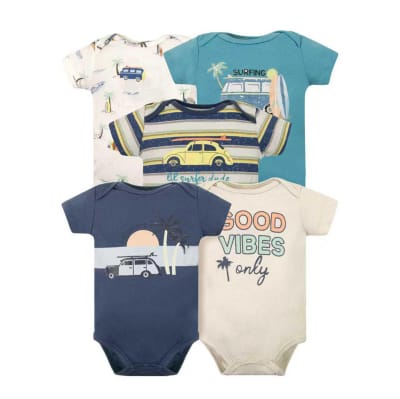 Set 5 bodys manga corta Autos