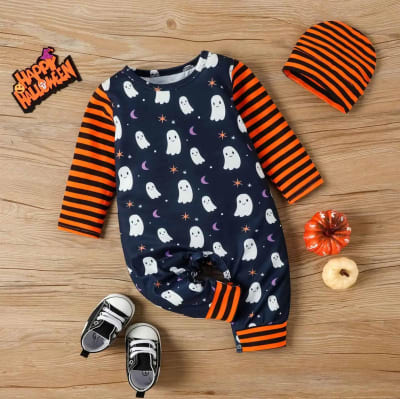 Disfraz Enterito Halloween Azul Ghost
