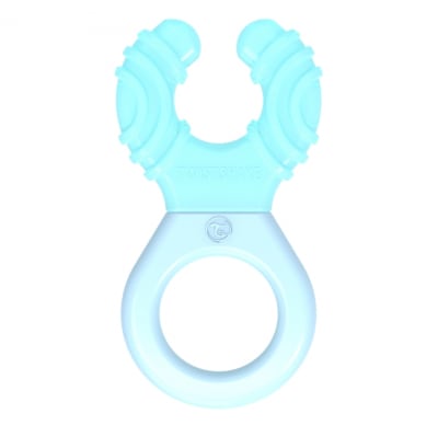 Mordedor Twistshake para encías celeste 1