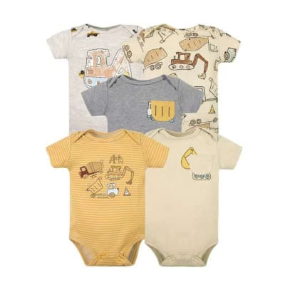 Set 5 Bodys Manga Corta Retroexcavadora1