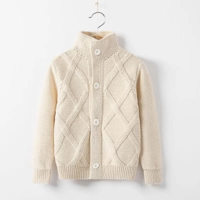 Sweater Chaleco Niño Beige1