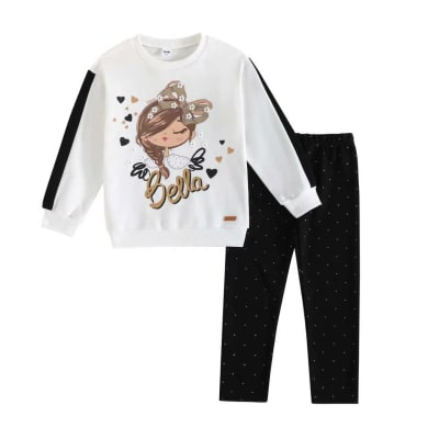 Conjunto Algodon 2 Piezas Blanco Muñeca