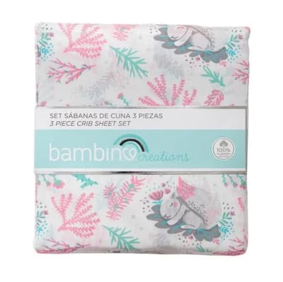 Juego de Sabanas Para Cuna Ardillas Bambino1