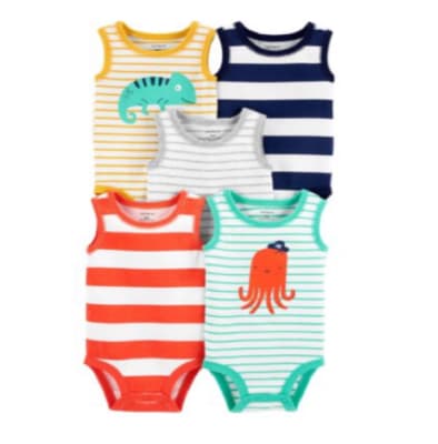 Set 5 Bodys Sin Manga Pulpo1