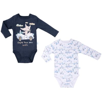 Set de 2 bodys manga larga Niño Bambino