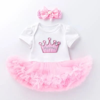 Body Manga Corta Tul Princess