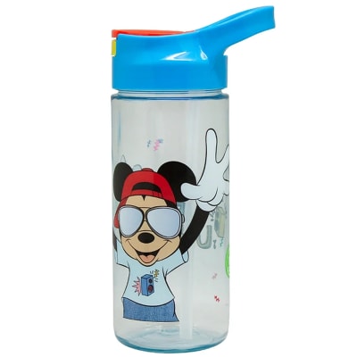 Botella Con bombilla 400 ml Mickey y amigos