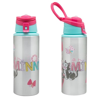 Botella Metalica Minnie Mouse de 500ml