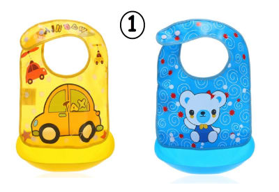 Pack de 2 baberos con recipiente