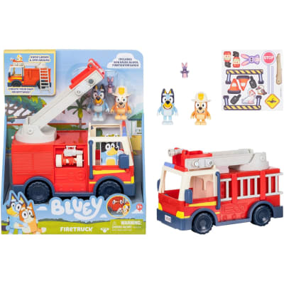 Bluey Camión de Bomberos Figuras Firetruck