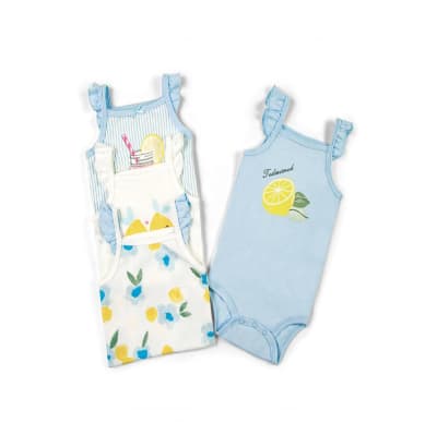 Set 4 Bodys sin manga Limones