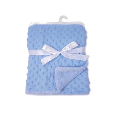 Manta Cobija Suave celeste1