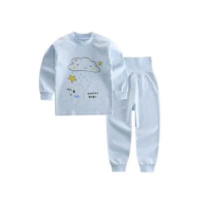 Pijama 2 Piezas Bebe Nubecita Celeste1