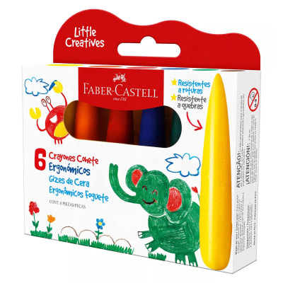 Crayones Cohete de Cera Ergonómicos Faber Castell1
