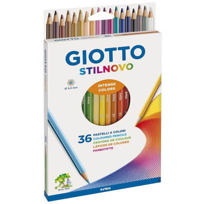 Lápices 36 Colores Stilnovo Escolar Giotto