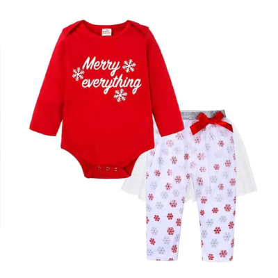 Conjunto de navidad con tul