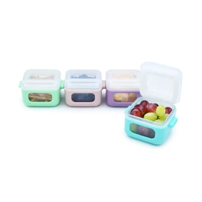 Pack de 4 contenedores 118 ml Cubos Melii