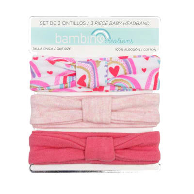 Set de 3 Cintillos Bebe Bambino1