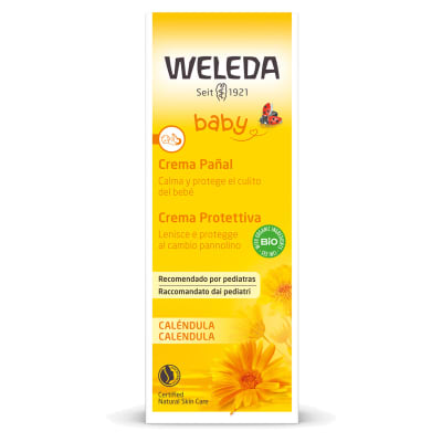 Weleda Crema Pañal Caléndula Natural 75ml Para Coceduras y Piel Sensible
