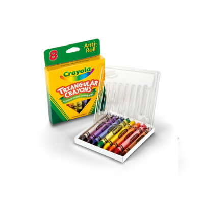 Crayones Cera Triangular 8 Unidades Crayola