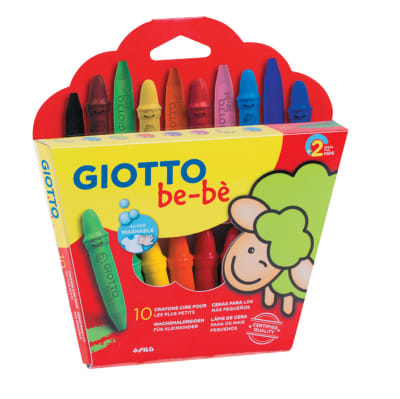 Creyón Lápices Cera Giotto Bebe 10 Colores