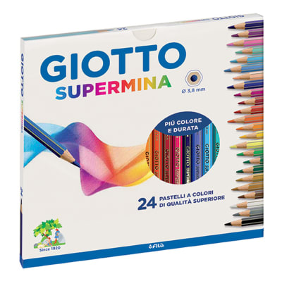 Lápices 24 Unidades Supermina 3.8 Mm Giotto