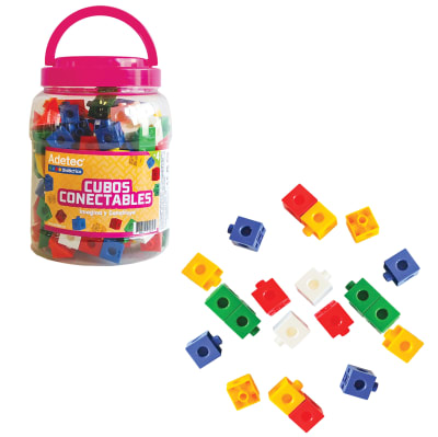 Cubos Conectables 140 Piezas Juego de Encaje