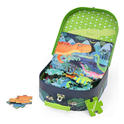 Puzzle Dinosaurios 104 Piezas maleta1