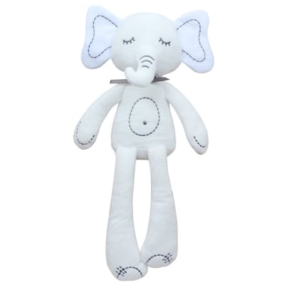 Peluche de Apego Elefante blanco1