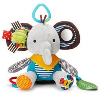 Peluche Sensorial Con Mordedor Elefante
