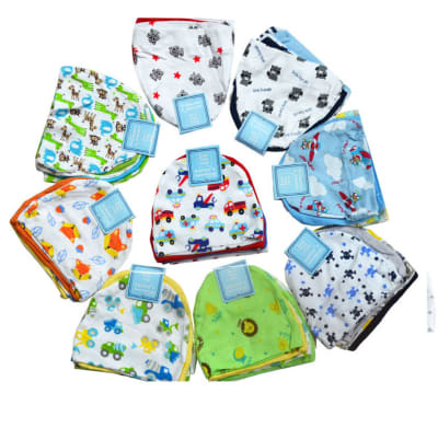 Pack de 5 gorritos de algodón niño1