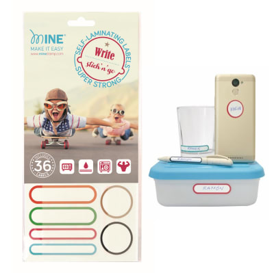 Etiquetas Laminadas Tuppers Envases 36 Unidades1