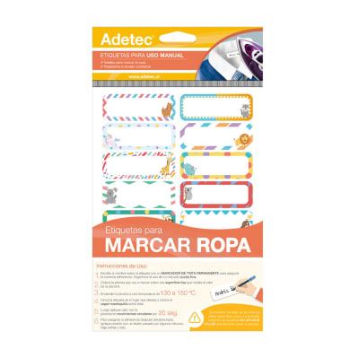 Etiquetas 32 Unid Ropa Tela Uniformes Niños