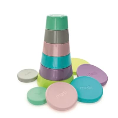 Pack de 6 Contenedores con tapa de silicona Melii