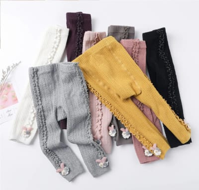 Pantys de niña flores