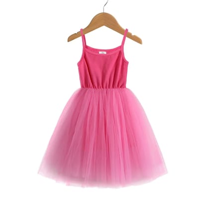 Vestido de Tul Fucsia