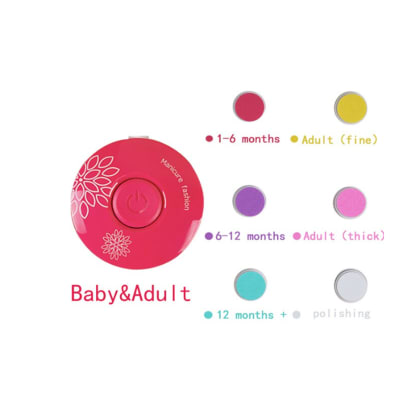 Limador eléctrico redondo fucsia1