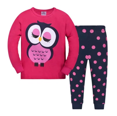 Pijama 2 Piezas Niña Buho1