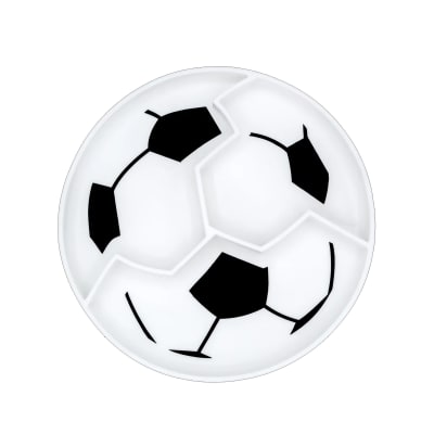Plato Silicona con succion futbol Melii